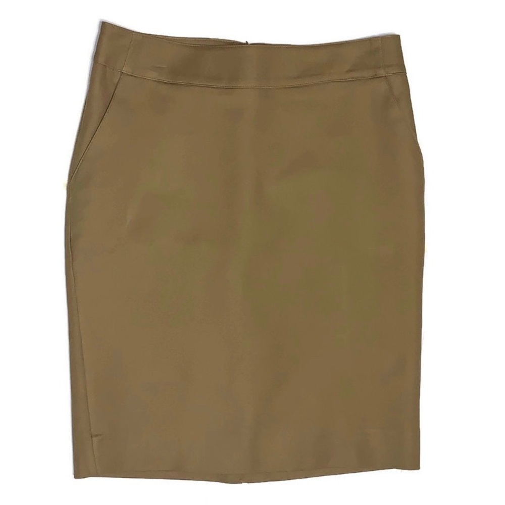 Merona Women’s Stretch Pencil Skirt 4 Tan NWOT